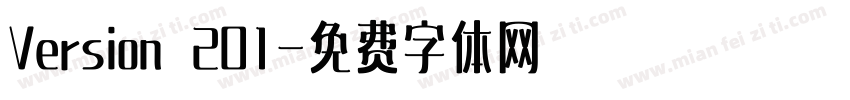 Version 201字体转换